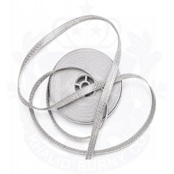 Silver Metallic Braid Trim