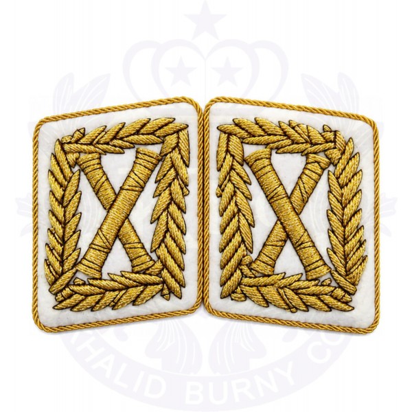 Reichsmarschall collar tabs for the German Luftwaffe