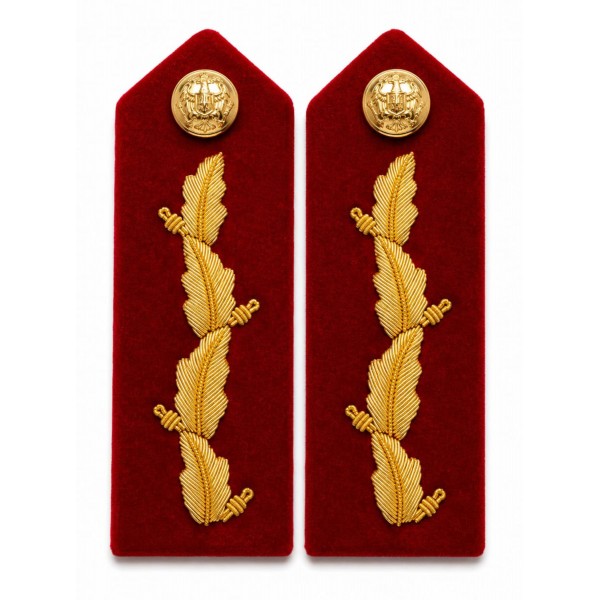 military gorget collar patches or epaulettes 