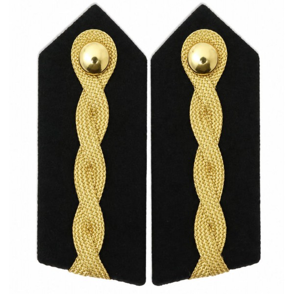 gold braided gorget epaulettes