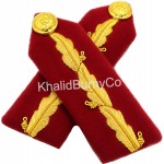 red and gold embroid...