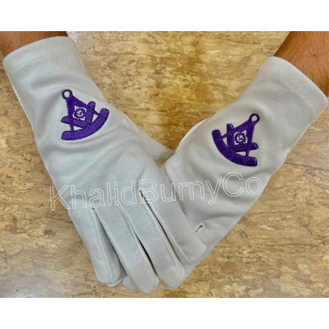 White Masonic Gloves...